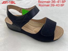 Damskie buty - sandały J31-1 Black