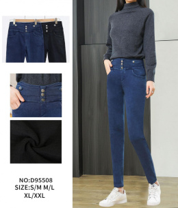 Spodnie damskie, legginsy ala'jeans model: D95508 rozm. ( S-M; M-L; XL-2XL)