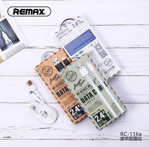 Kabel do transmisji danych Remax RC-116a 2,4 A micro USB