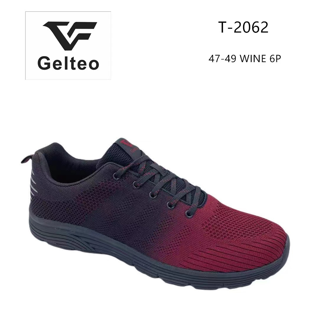 Męskie buty sportowe firmy GETO T-2062 Wine