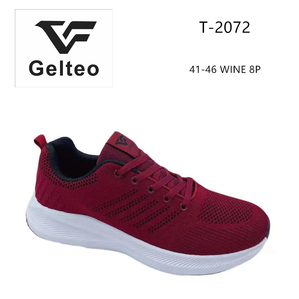 Męskie buty sportowe firmy GETO T-2072 Wine