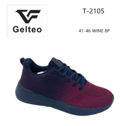 Męskie buty sportowe firmy GETO T-2105 WINE