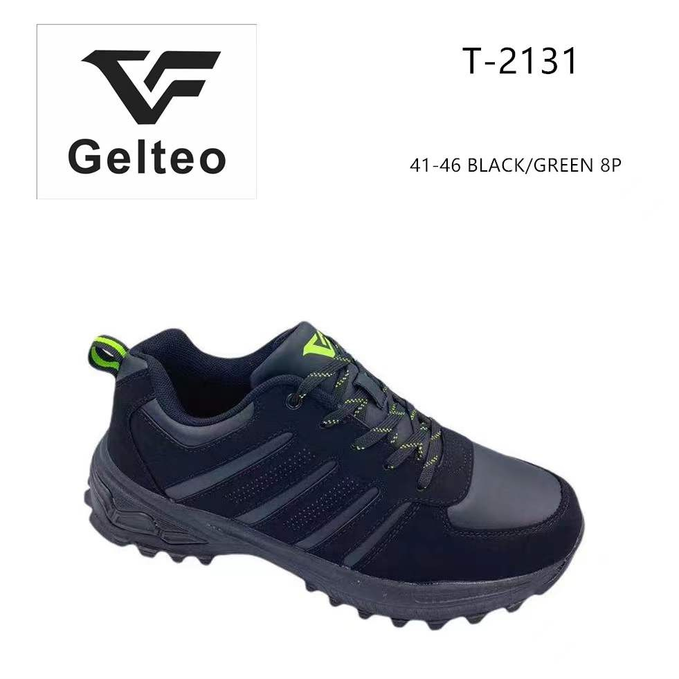 Męskie buty sportowe firmy GETO T-2131 BLACK/GREEN