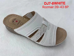 Damskie buty - klapki DJ7-8 White