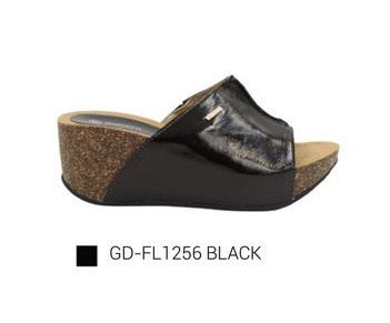 Damskie buty - klapki FL1256 BLACK