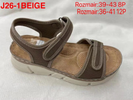 Damskie buty - sandały J26-1 Beige