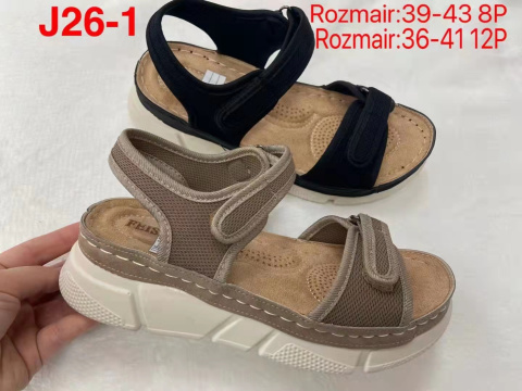 Damskie buty - sandały J26-1 Beige