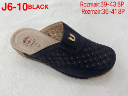 Damskie buty - klapki J6-10 Black