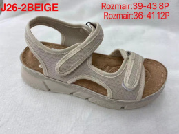 Damskie buty - sandały J26-2 Beige