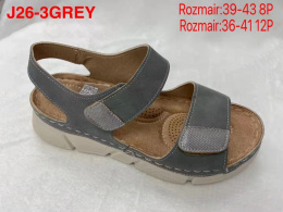 Damskie buty - sandały J26-3 Grey