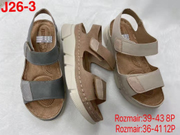 Damskie buty - sandały J26-3 Khaki