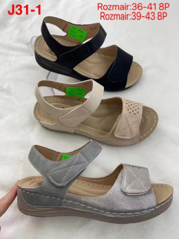 Damskie buty - sandały J31-1 Grey