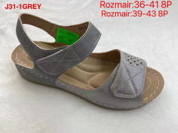 Damskie buty - sandały J31-1 Grey