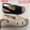 Damskie buty - sandały J31-5 Beige