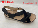 Damskie buty - sandały T21-1 Black