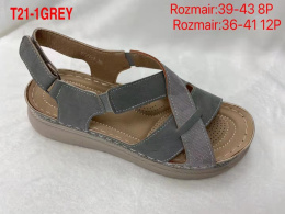 Damskie buty - sandały T21-1 Grey