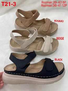 Damskie buty - sandały T21-3 Black