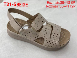 Damskie buty - sandały T21-5 Beige