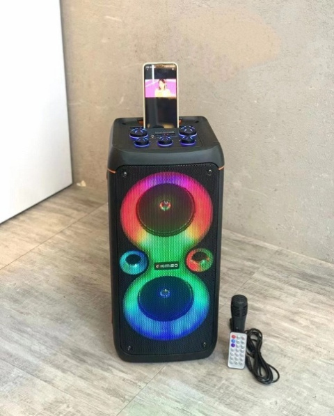 Głośnik stereo bezprzewodowy, przenośny Bluetooth USB - boombox