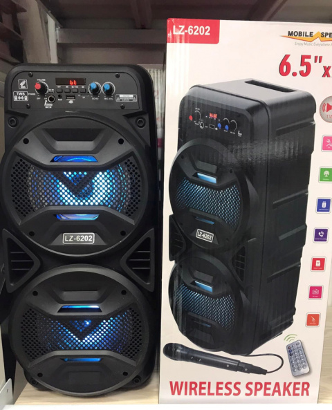 Głośnik stereo bezprzewodowy, przenośny Bluetooth USB - boombox