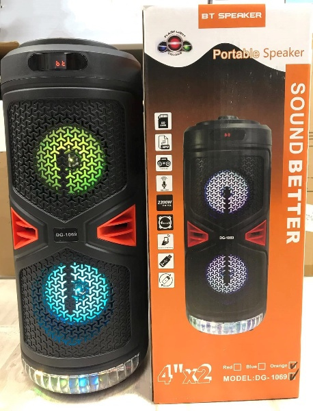 Głośnik stereo bezprzewodowy, przenośny Bluetooth USB - boombox