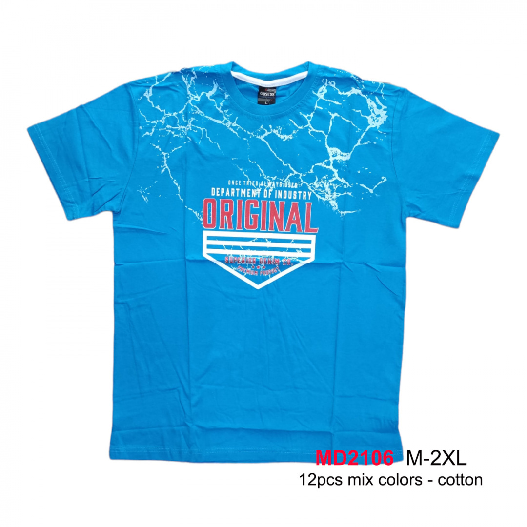 Męska koszulka - t-shirt bawełniany model: MD2106