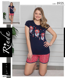 Piżama damska model: 8925 marki RINDA (od S do 2XL)
