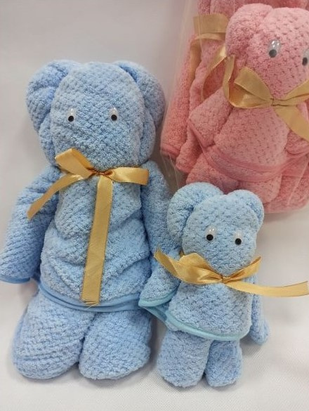 Ręczniki z mikrofibry - 2 szt. (33x76cm - 1 szt., 70x140cm - 1 szt.)