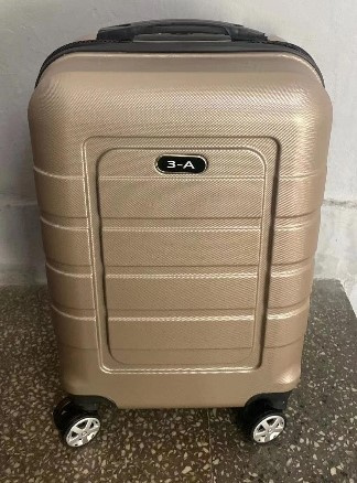 Zestaw 3 walizek podróżnych kabinowych na kółkach (kolor: ZŁOTY)