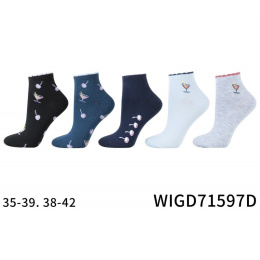 Women's socks, sizes 35-39 and 38-42
