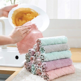 Cloths, kitchen towels - universal, two-color, size: 28x17 cm