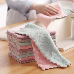 Cloths, kitchen towels - universal, two-color, size: 28x17 cm