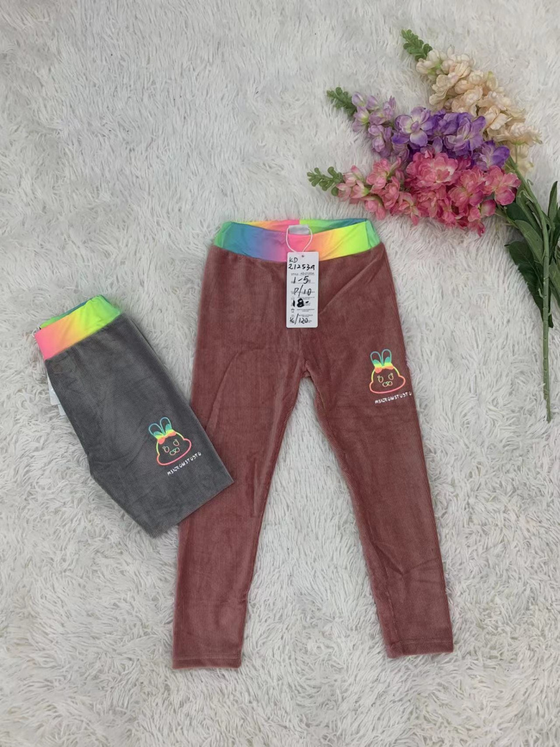 Trousers, girls' leggings (age: 1-5) model: KD-21253A