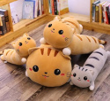 Large children's mascot (pillow, headrest) CAT with a size of 70 cm