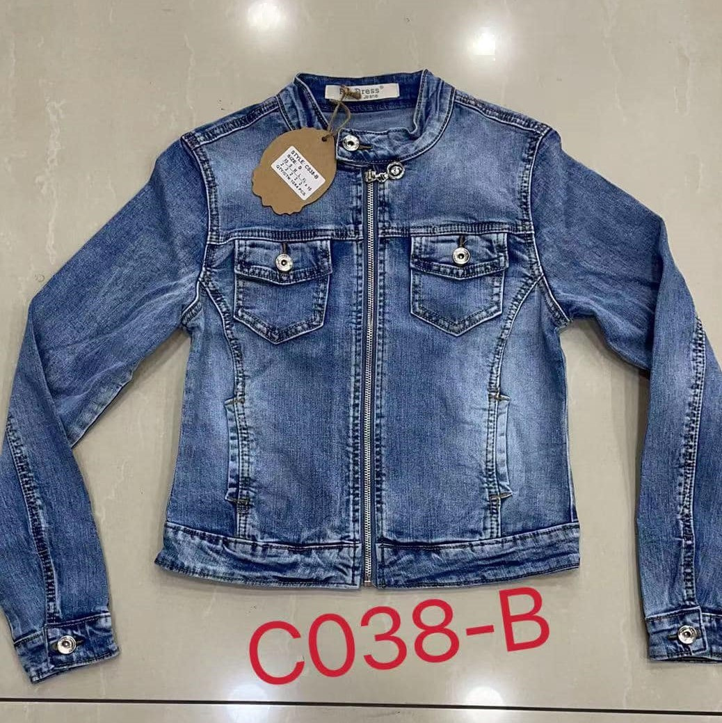 Women's denim jacket by RE-DRESS model: C038-B