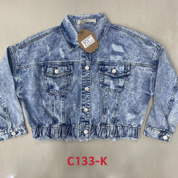 Women's denim jacket by RE-DRESS model: C133-K