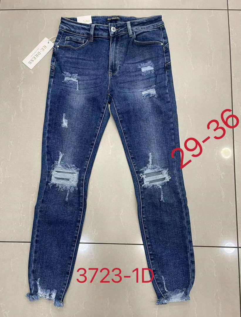 Women's denim pants by RE-DRESS model: 3723-1D