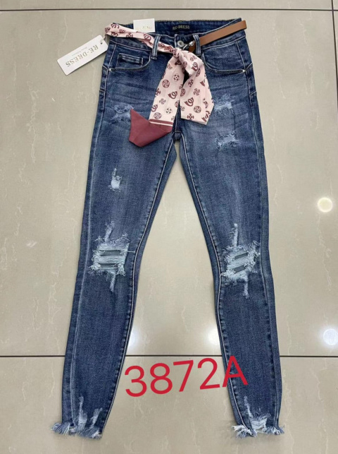 Spodnie jeansowe damskie marki RE-DRESS model: 3872A