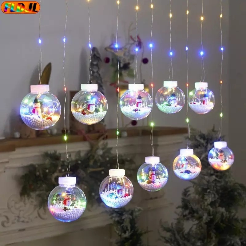 Lampki Kurtyna 150 LED Święta