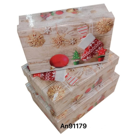 Decorative boxes for Christmas gifts