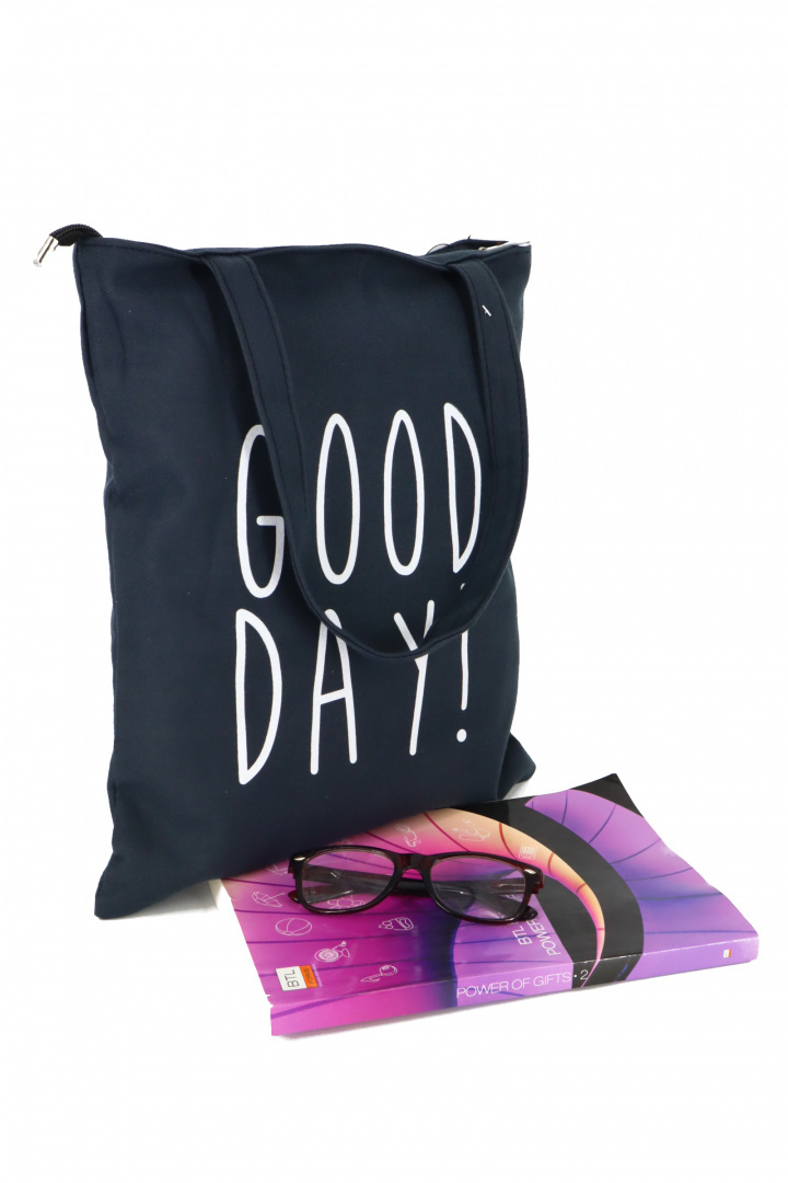 Eco fabric shopping bag model: ysy-10 Black