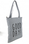 Eco fabric shopping bag model: ysy-10 Grey