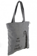 Eco fabric shopping bag model: YSY-10 Grey