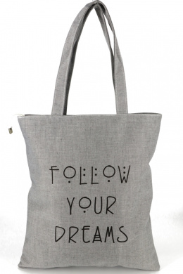 Eco fabric shopping bag model: YSY-14 Grey