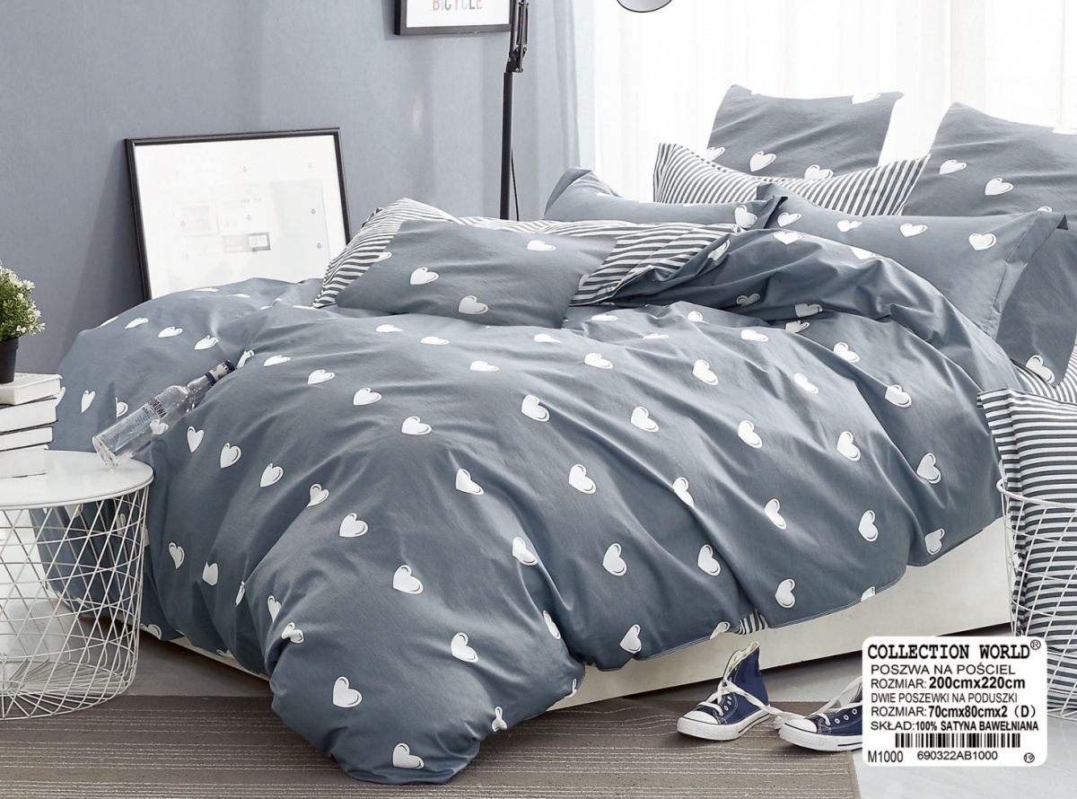 3-piece bedding set size 200x220 cm