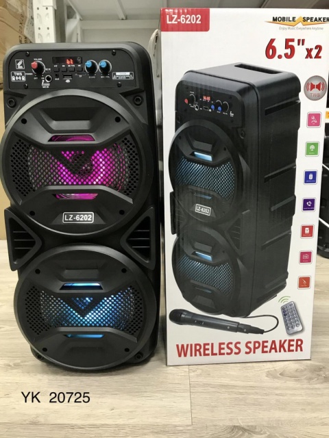 Głośnik stereo bezprzewodowy, przenośny Bluetooth USB - boombox