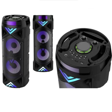 Głośnik stereo bezprzewodowy, przenośny Bluetooth USB - boombox