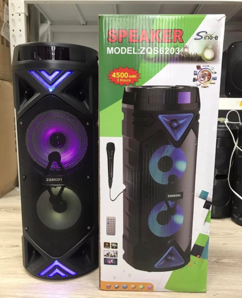Głośnik stereo bezprzewodowy, przenośny Bluetooth USB - boombox