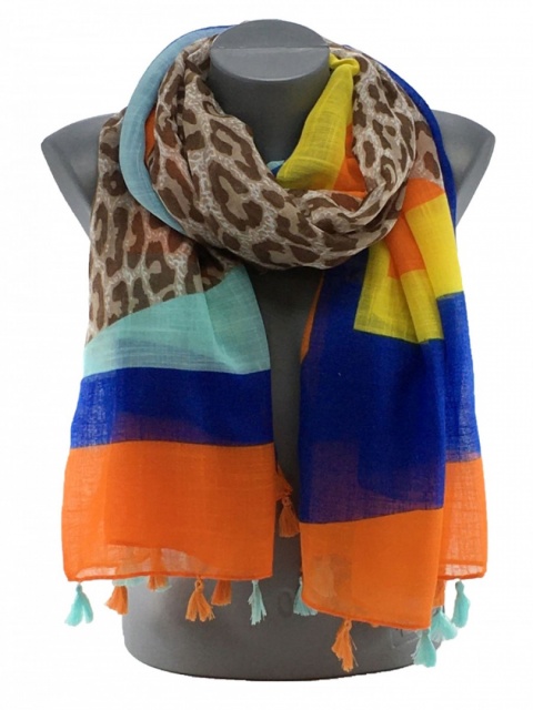 Wiosenny szalik damski BX-13 wym. 180cm x 80cm