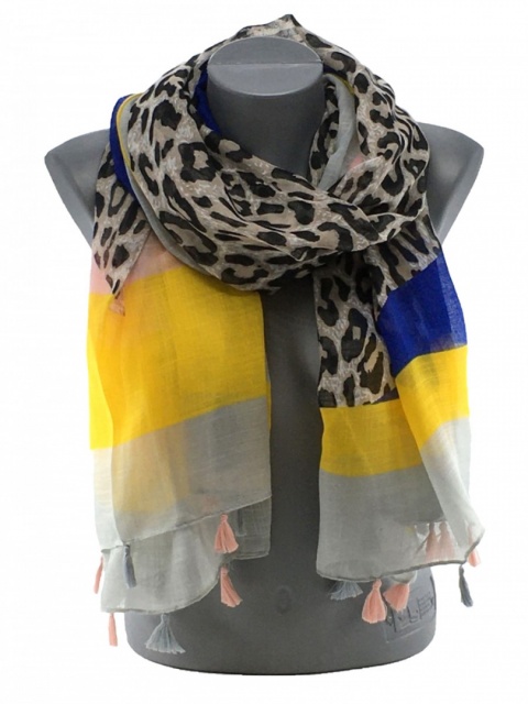 Wiosenny szalik damski BX-13 wym. 180cm x 80cm